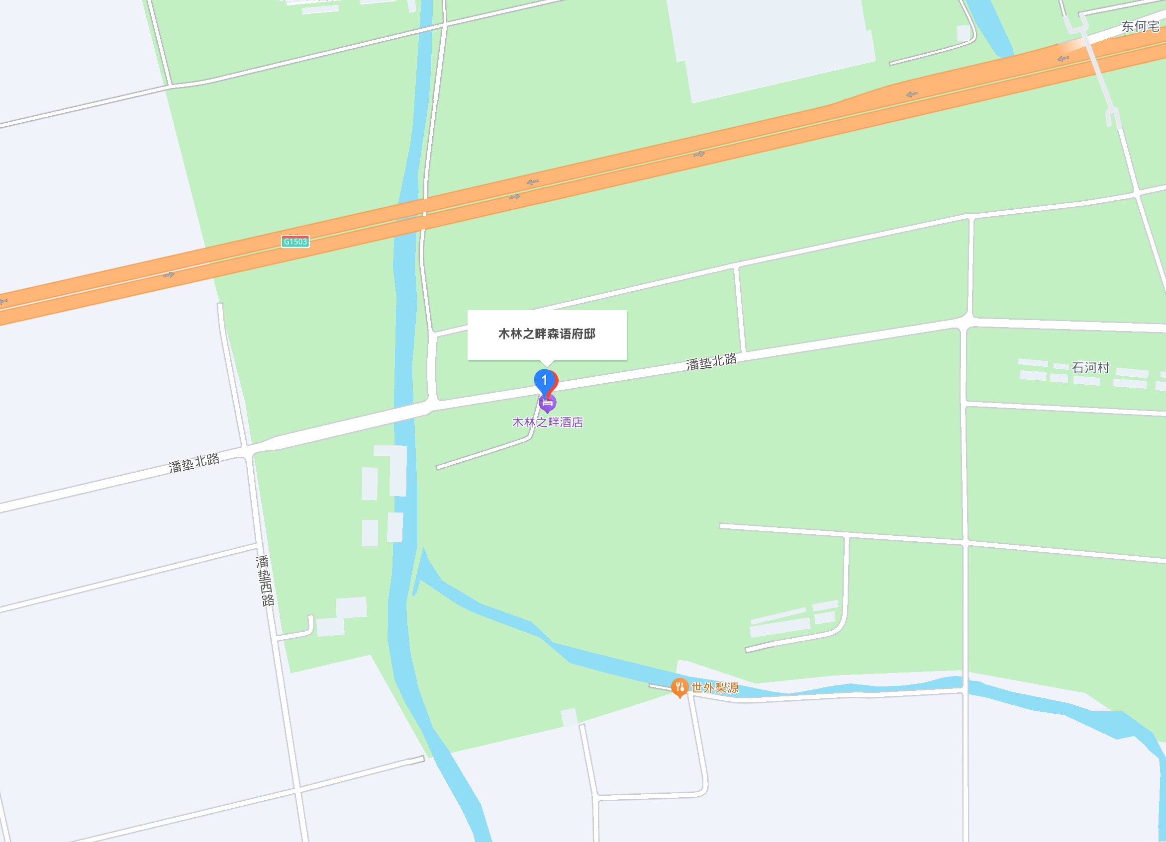 木林之畔位置地图